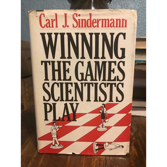 Winning the Games Scientists Play by C. J. Sindermann, 1982 Hardcover, Autograph - Picture 1 of 5